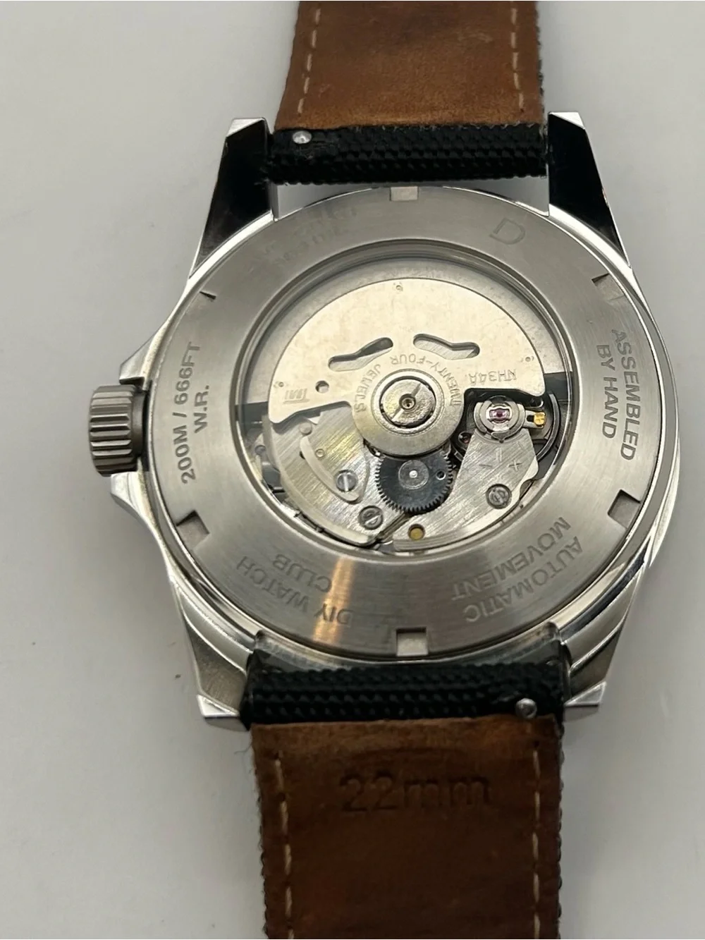 DIY Watch Club DWC-D04 Men’s Black Dial Coke Bezel Automatic 42mm Watch